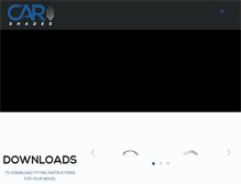 Tablet Screenshot of carshades.com